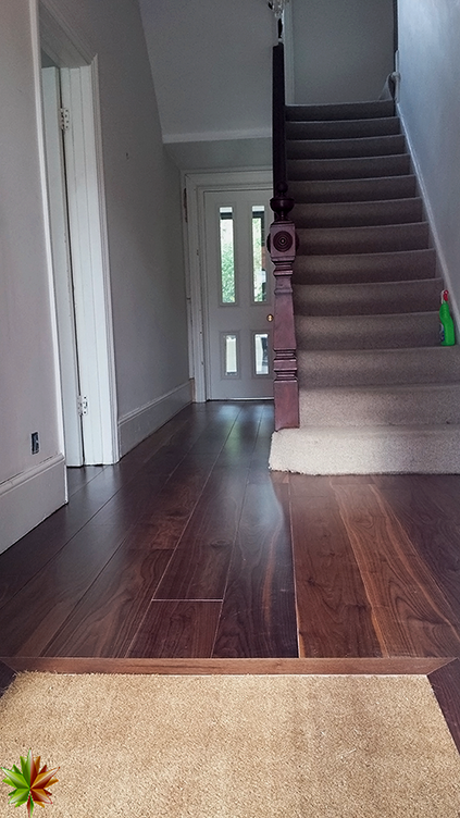 hardwood floor instalation - finished